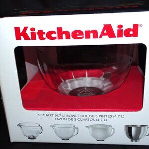 KitchenAid 5Qt.Glass Mixing Bowl w/Lid